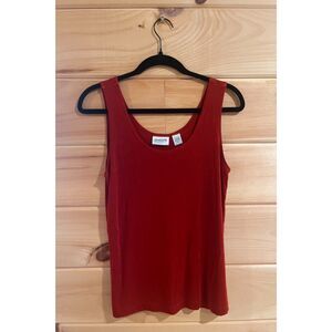 Chico's Red Going Out Tank Top